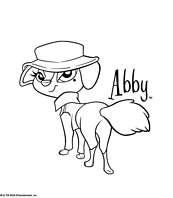 coloriage bratz petz abby